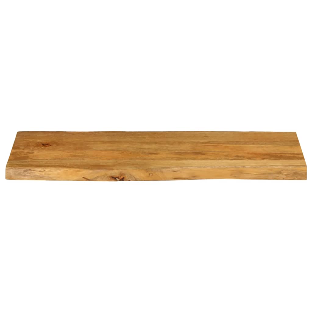 vidaXL Tischplatte mit Baumkante 80x40x2,5 cm Massivholz Mango