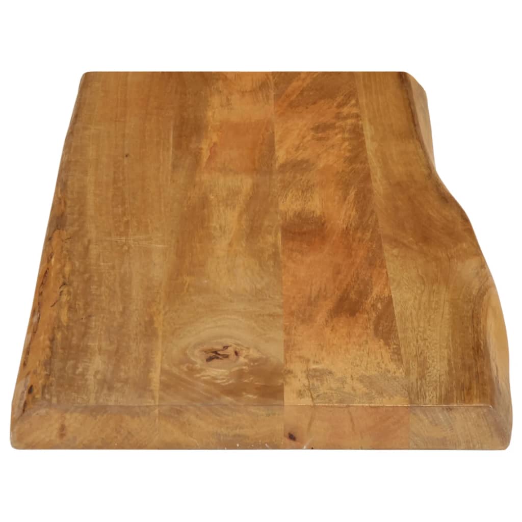 vidaXL Tischplatte mit Baumkante 80x40x2,5 cm Massivholz Mango