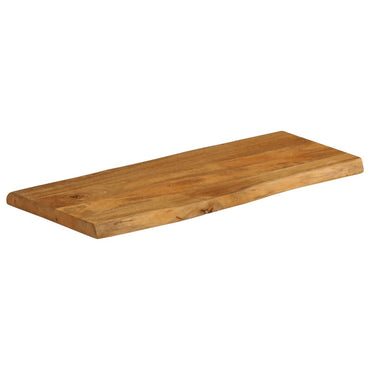 vidaXL Plateau de table à bord naturel 100x40x2,5 cm Bois de manguier massif