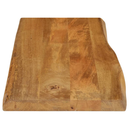 vidaXL Plateau de table à bord naturel 100x40x2,5 cm Bois de manguier massif
