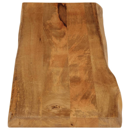 vidaXL Tischplatte mit Baumkante 160x40x2,5 cm Massivholz Mango
