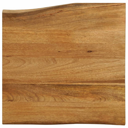 vidaXL Tischplatte mit Baumkante 60x60x2,5 cm Massivholz Mango
