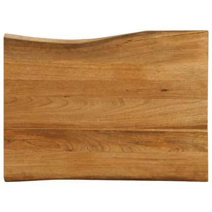 vidaXL Tischplatte mit Baumkante 70x60x2,5 cm Massivholz Mango