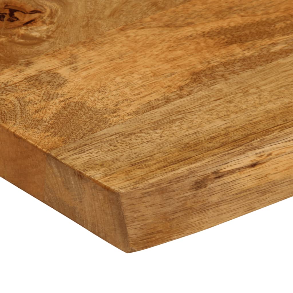 vidaXL Tischplatte mit Baumkante 80x60x2,5 cm Massivholz Mango