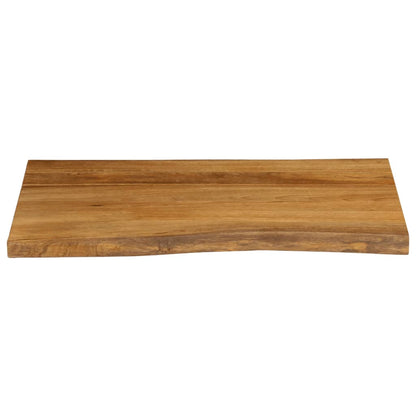 vidaXL Tischplatte mit Baumkante 90x60x2,5 cm Massivholz Mango