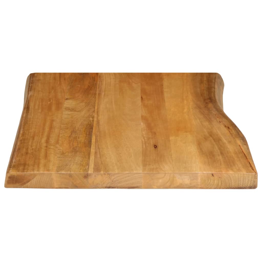 vidaXL Tischplatte mit Baumkante 90x60x2,5 cm Massivholz Mango