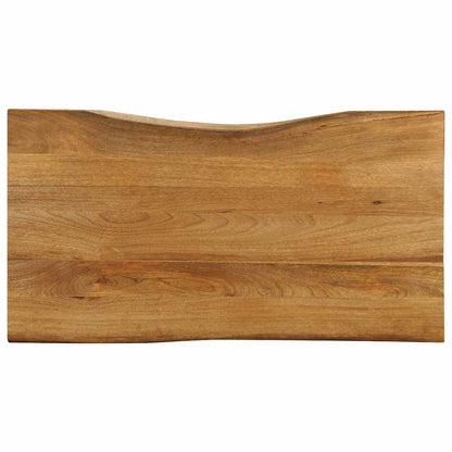 vidaXL Tischplatte mit Baumkante 110x60x2,5 cm Massivholz Mango
