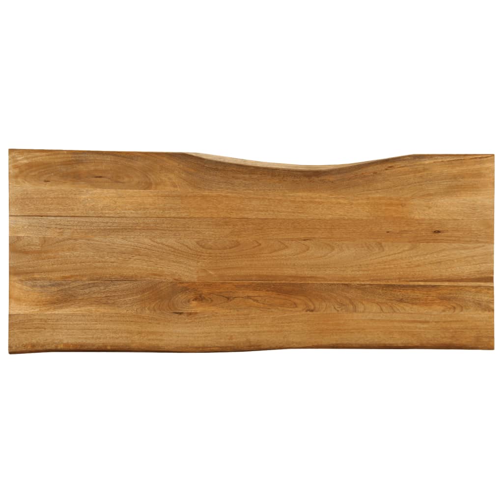 vidaXL Tischplatte mit Baumkante 140x60x2,5 cm Massivholz Mango