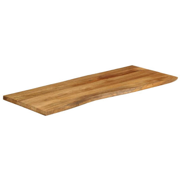 vidaXL Tischplatte mit Baumkante 140x60x2,5 cm Massivholz Mango
