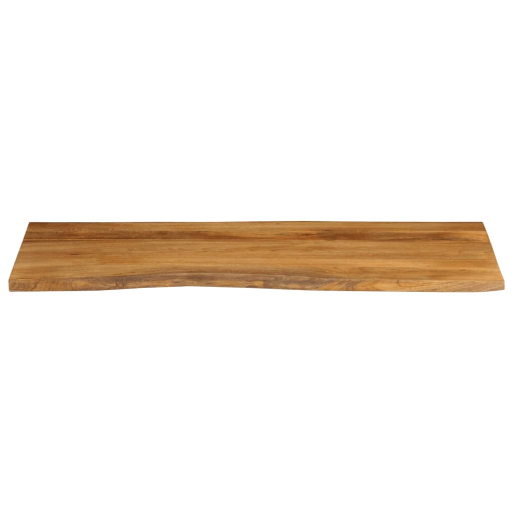 vidaXL Tischplatte mit Baumkante 140x60x2,5 cm Massivholz Mango