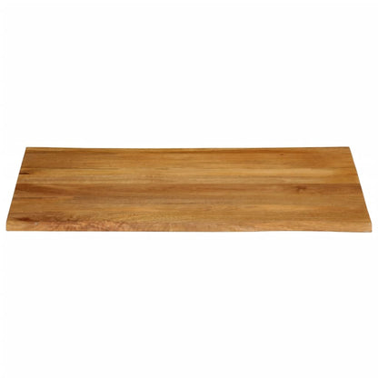 vidaXL Tischplatte mit Baumkante 100x80x2,5 cm Massivholz Mango