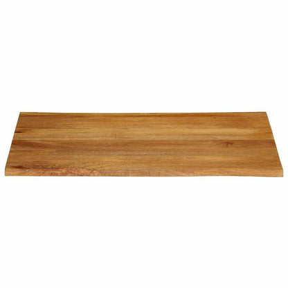 vidaXL Tischplatte mit Baumkante 110x80x2,5 cm Massivholz Mango