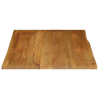 vidaXL Tischplatte mit Baumkante 110x80x2,5 cm Massivholz Mango