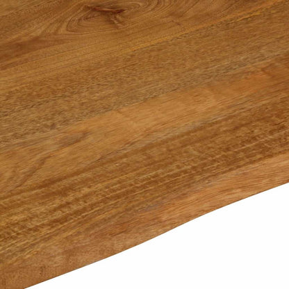 vidaXL Tischplatte mit Baumkante 110x80x2,5 cm Massivholz Mango