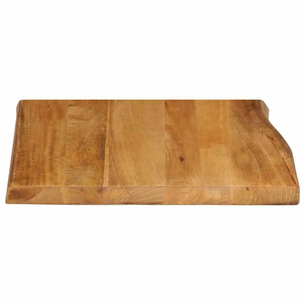 vidaXL Tischplatte mit Baumkante 40x40x3,8 cm Massivholz Mango