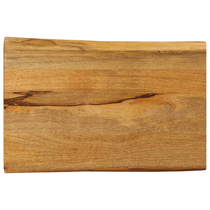 vidaXL Tischplatte mit Baumkante 50x40x3,8 cm Massivholz Mango
