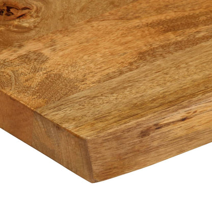 vidaXL Tischplatte mit Baumkante 80x40x3,8 cm Massivholz Mango