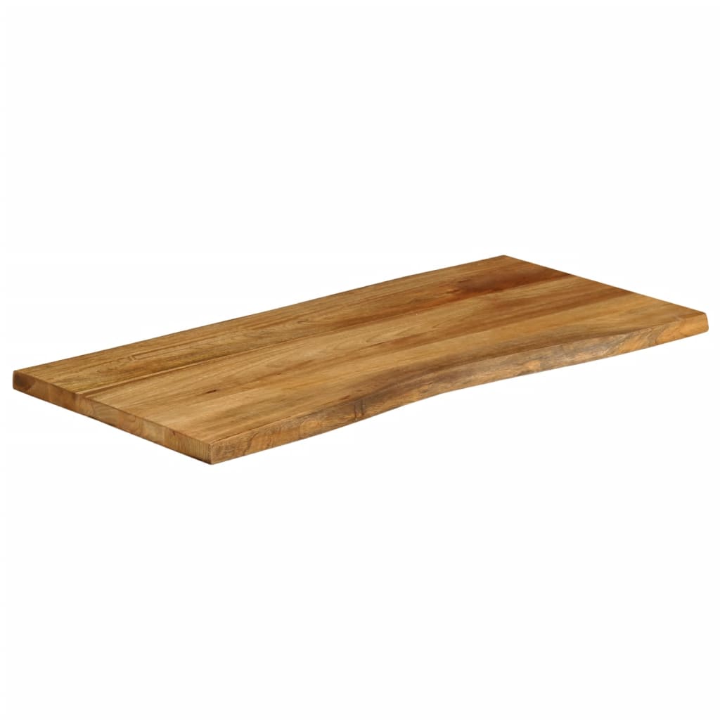 vidaXL Tischplatte mit Baumkante 110x60x3,8 cm Massivholz Mango