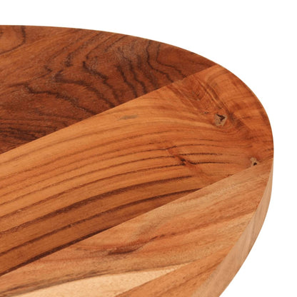 vidaXL Tischplatte 140x50x2,5 cm Oval Massivholz Akazie