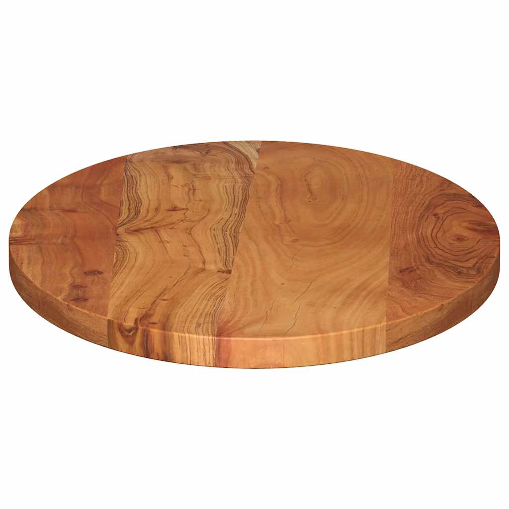 vidaXL Tischplatte 80x40x3,8 cm Oval Massivholz Akazie