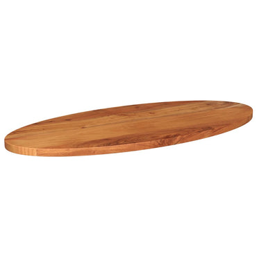vidaXL Tischplatte 140x50x3,8 cm Oval Massivholz Akazie
