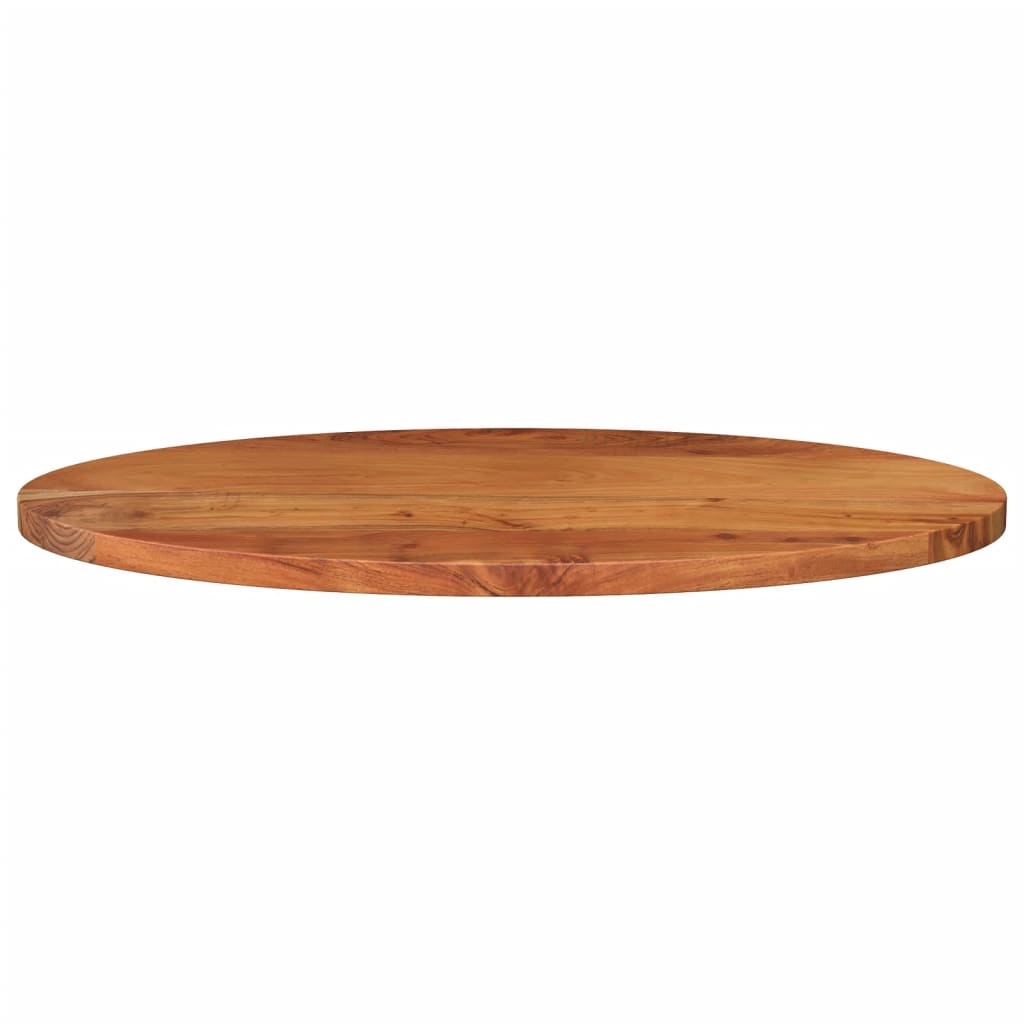 vidaXL Tischplatte 140x60x3,8 cm Oval Massivholz Akazie