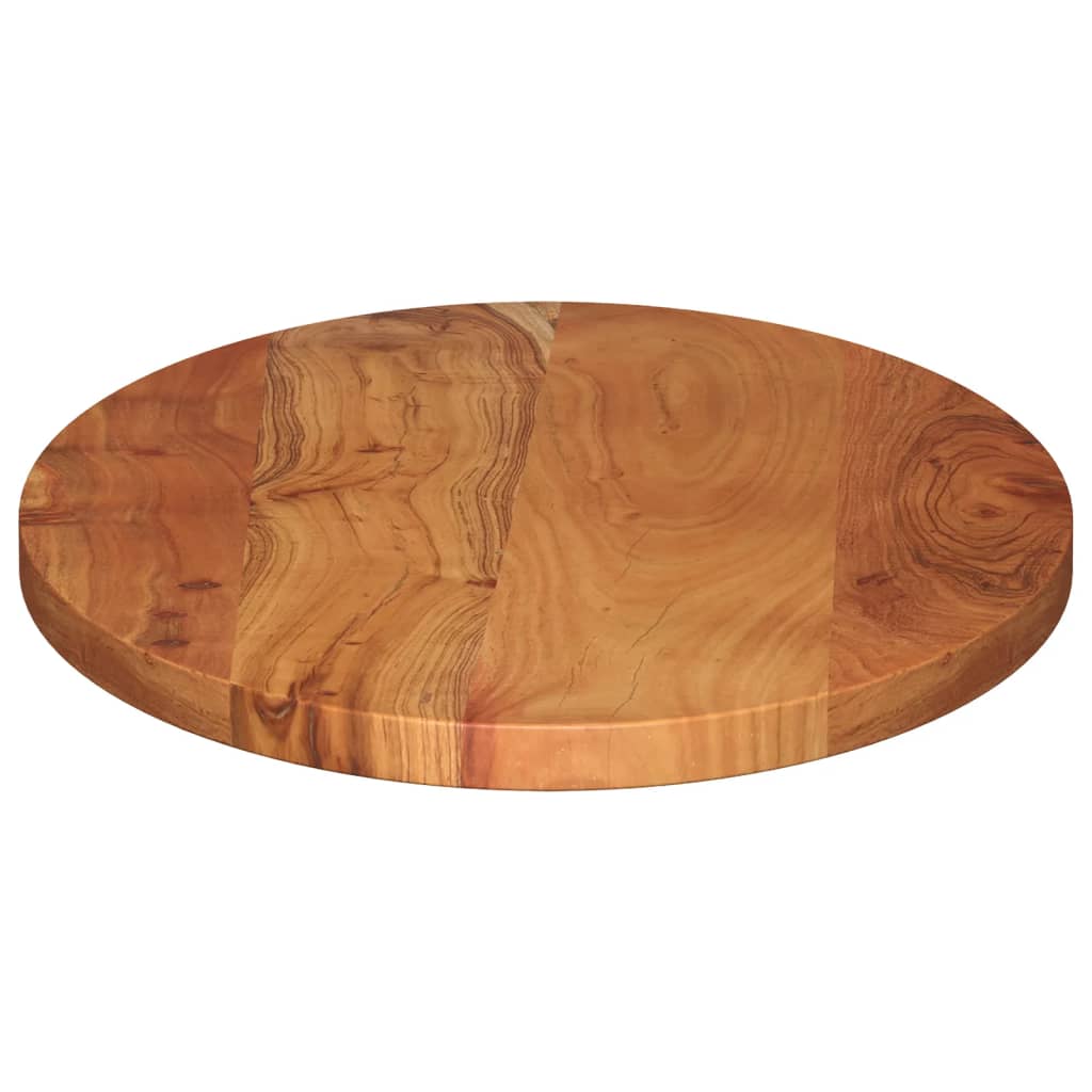 vidaXL Tischplatte 140x60x3,8 cm Oval Massivholz Akazie