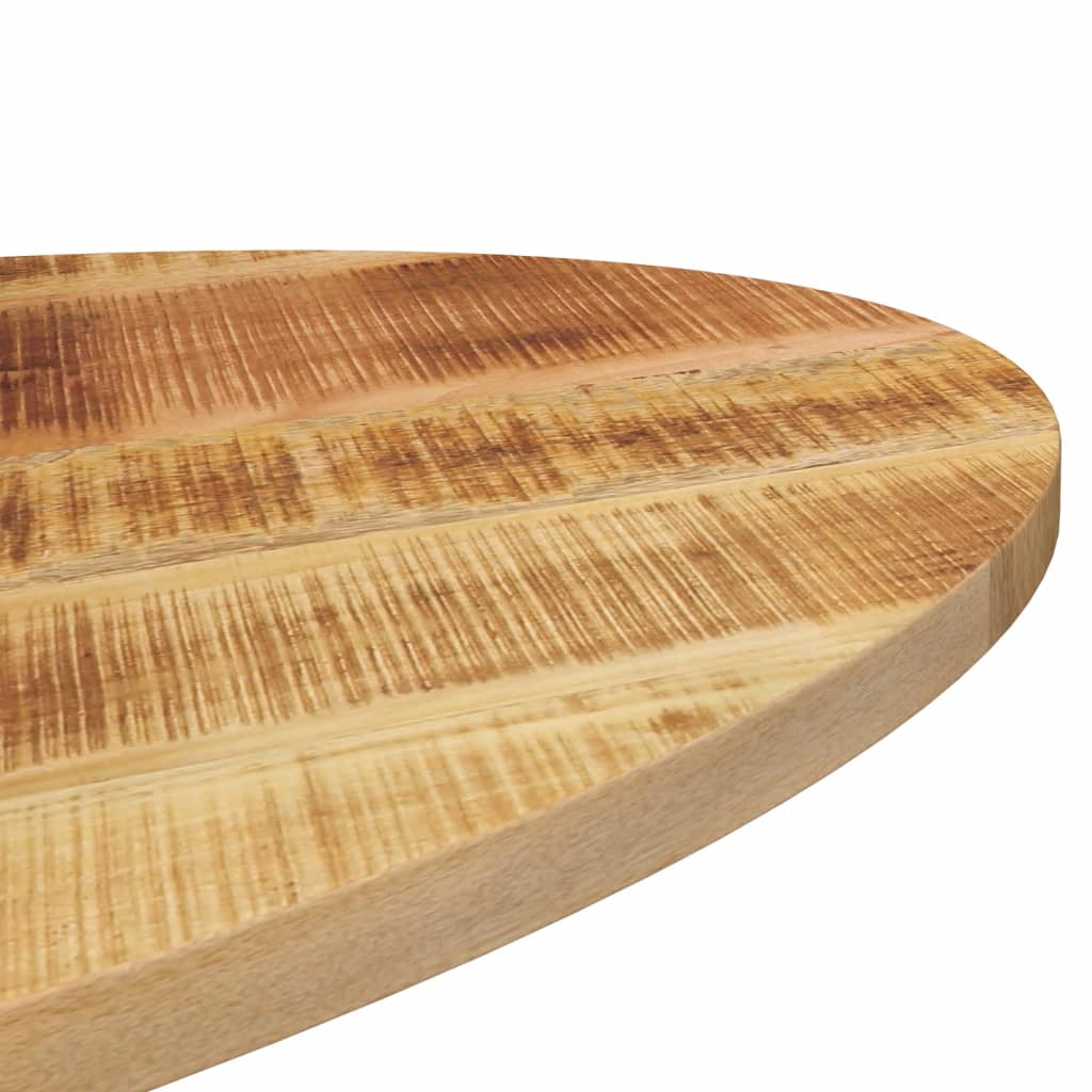 vidaXL Tischplatte 140x50x2,5 cm Oval Massivholz Mango
