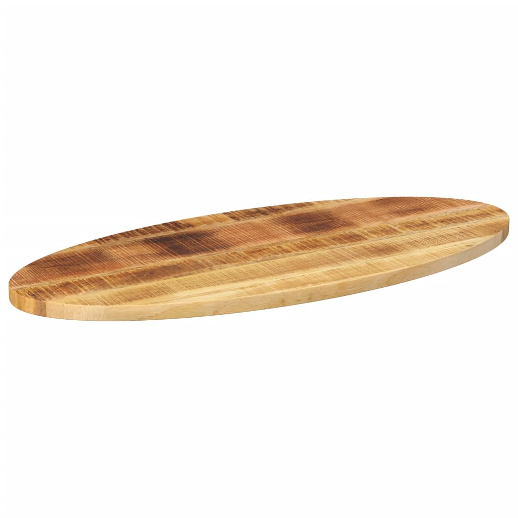 vidaXL Tischplatte 90x40x3,8 cm Oval Massivholz Mango