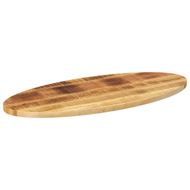 vidaXL Tischplatte 110x40x3,8 cm Oval Massivholz Mango