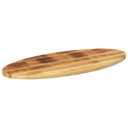 vidaXL Tischplatte 110x40x3,8 cm Oval Massivholz Mango