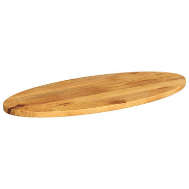 vidaXL Tischplatte 140x50x3,8 cm Oval Massivholz Mango