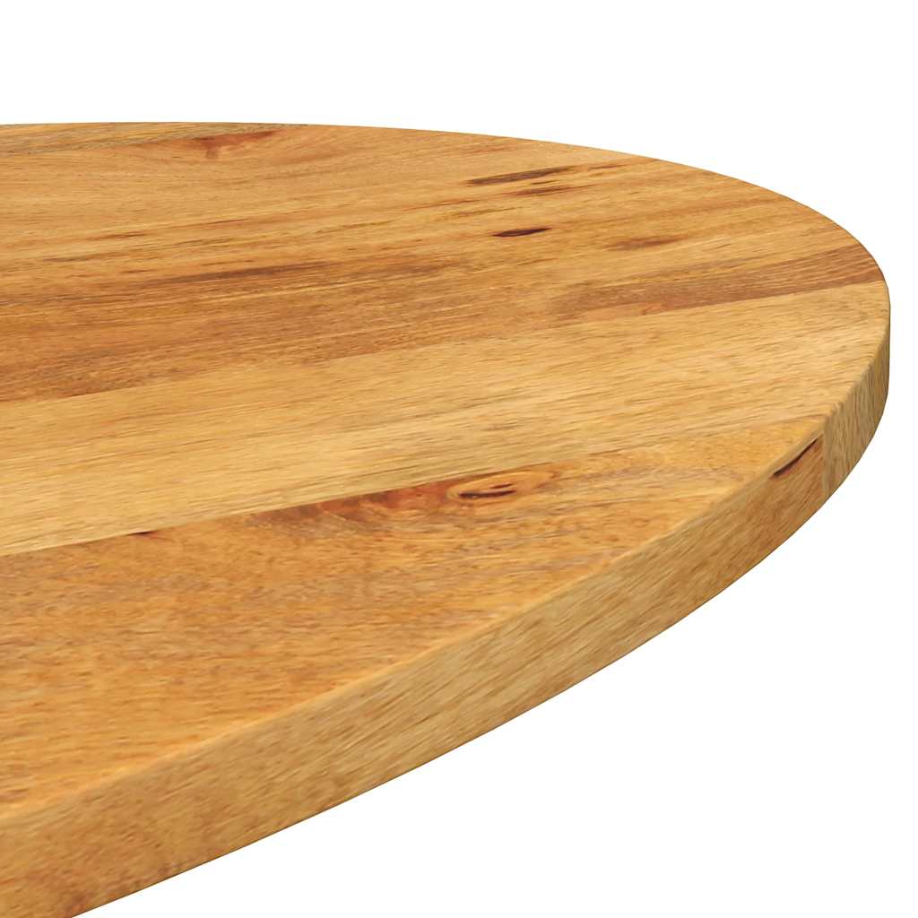 vidaXL Tischplatte 140x50x3,8 cm Oval Massivholz Mango