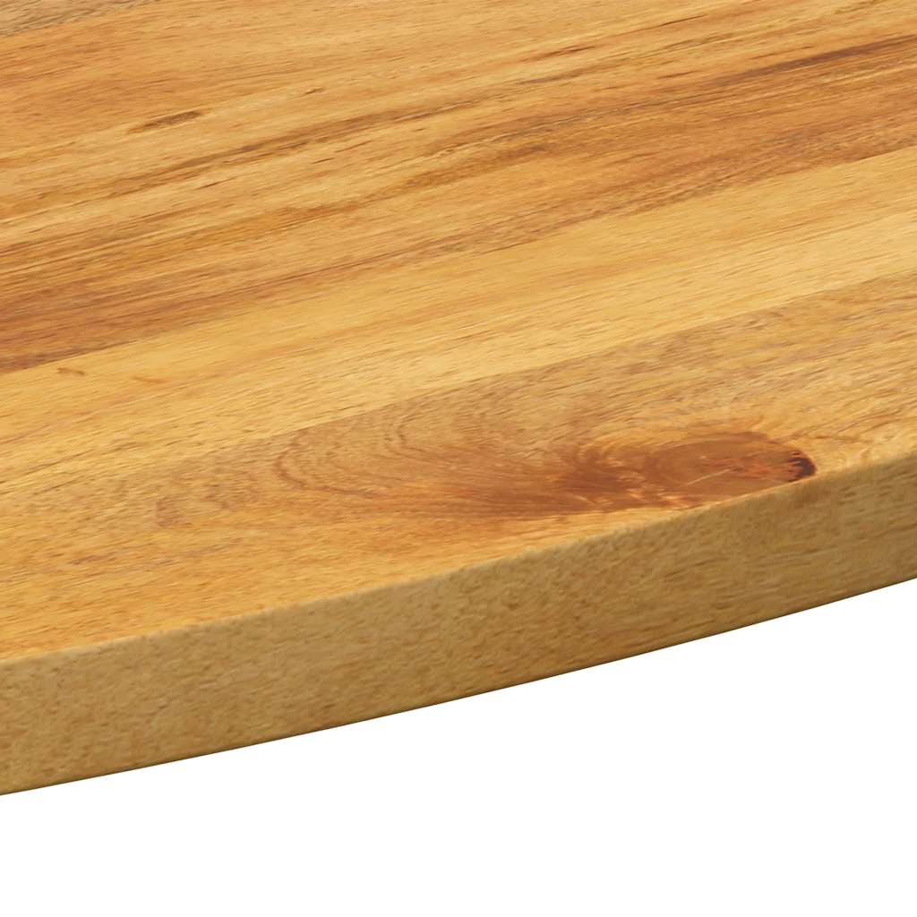 vidaXL Tischplatte 140x50x3,8 cm Oval Massivholz Mango