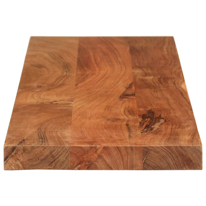 vidaXL Tischplatte 110x20x2,5 cm Rechteckig Massivholz Akazie
