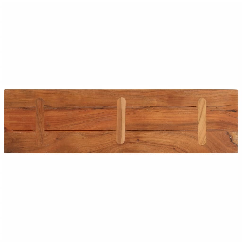 vidaXL Tischplatte 110x20x2,5 cm Rechteckig Massivholz Akazie