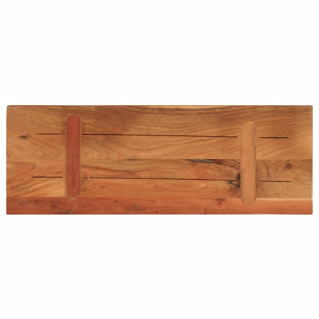 vidaXL Tischplatte 90x40x2,5 cm Rechteckig Massivholz Akazie