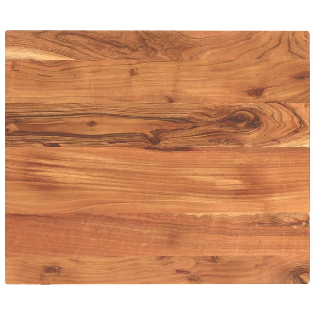 vidaXL Tischplatte 60x50x2,5 cm Rechteckig Massivholz Akazie