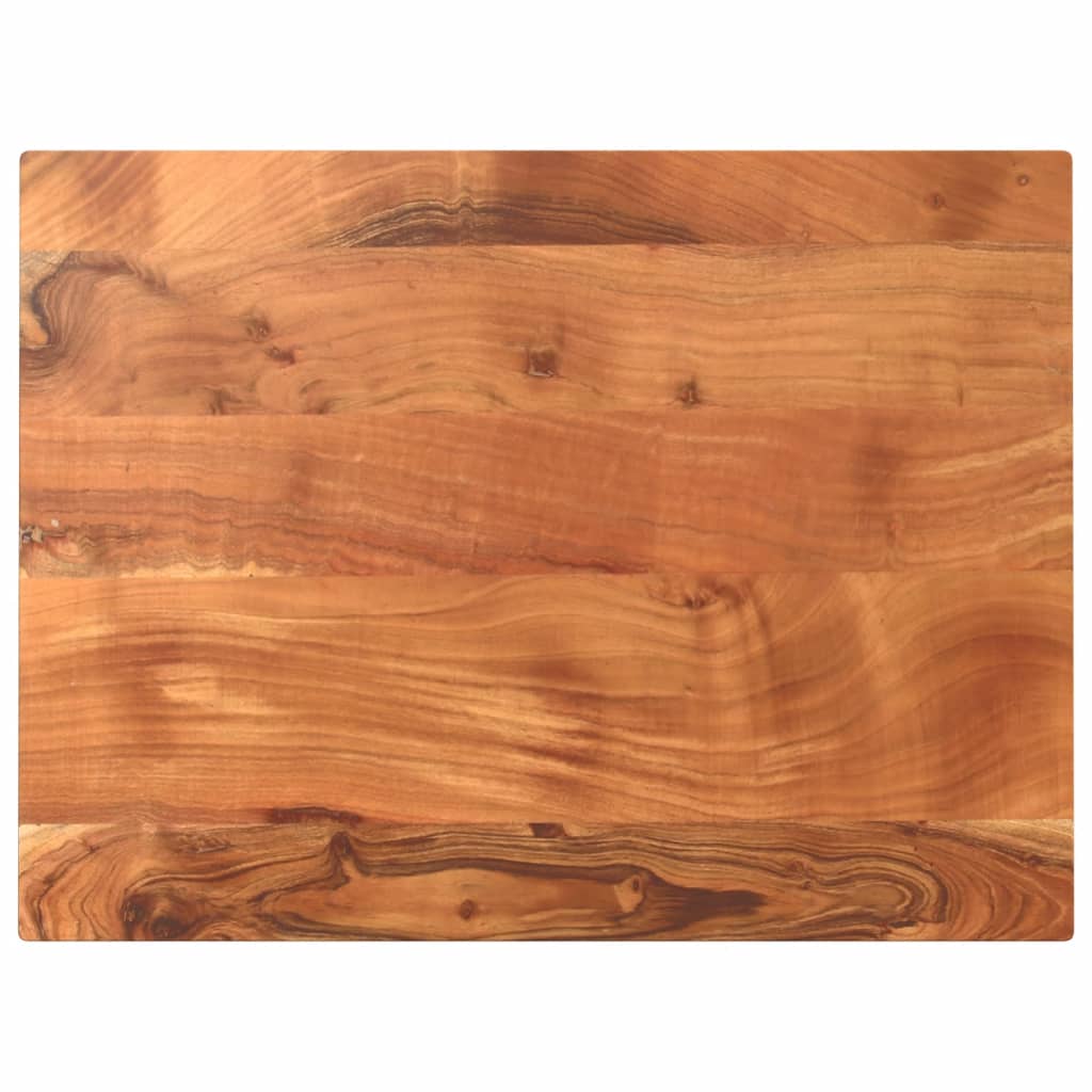 vidaXL Plateau de table 80x50x2,5 cm Rectangulaire Bois d'acacia massif