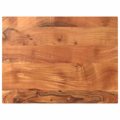 vidaXL Plateau de table 80x50x2,5 cm Rectangulaire Bois d'acacia massif