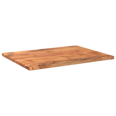 vidaXL Plateau de table 80x50x2,5 cm Rectangulaire Bois d'acacia massif