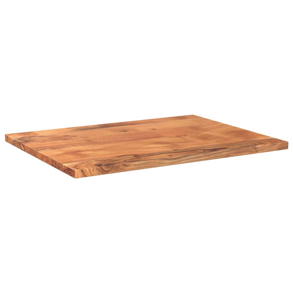 vidaXL Tischplatte 90x60x2,5 cm Rechteckig Massivholz Akazie
