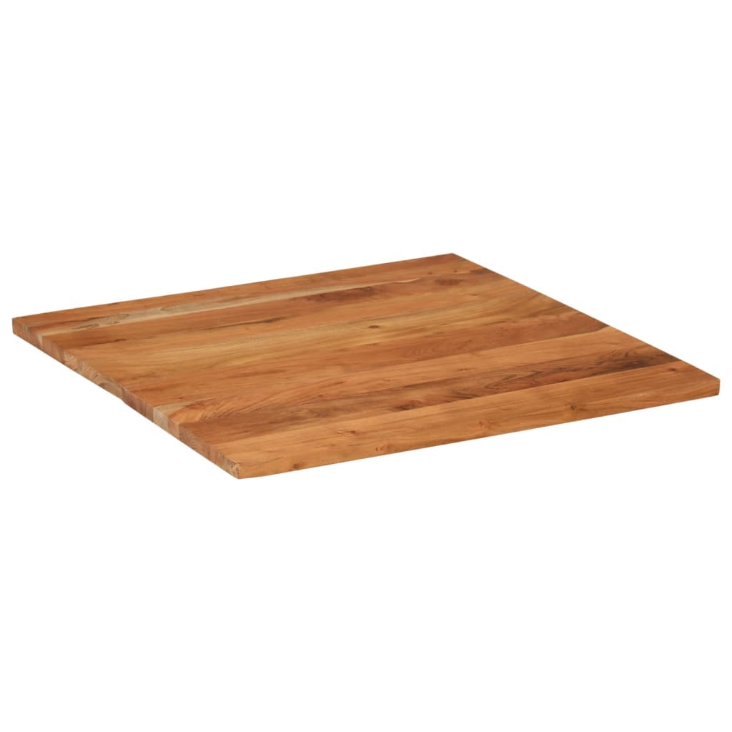 vidaXL Tischplatte 70x70x2,5 cm Quadratisch Massivholz Akazie