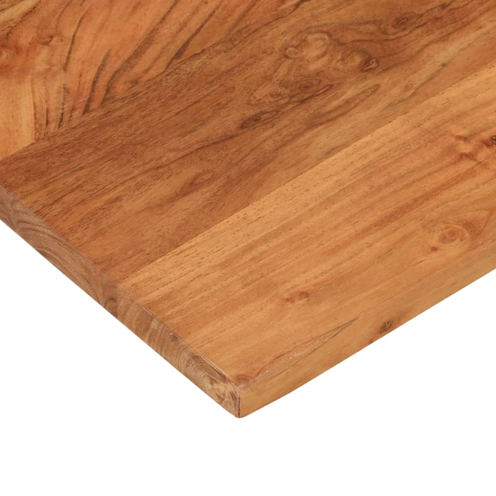 vidaXL Tischplatte 70x70x2,5 cm Quadratisch Massivholz Akazie