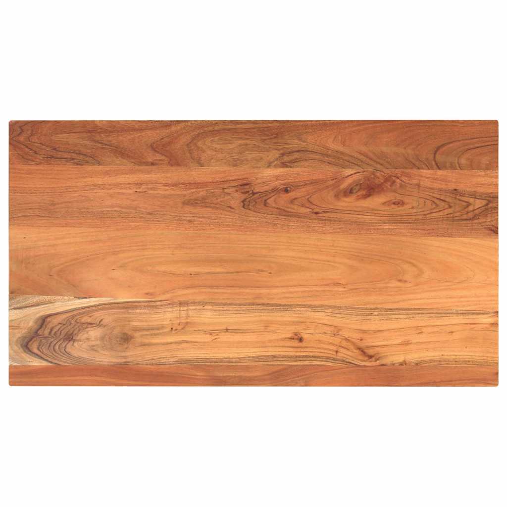 vidaXL Tischplatte 100x70x2,5 cm Rechteckig Massivholz Akazie