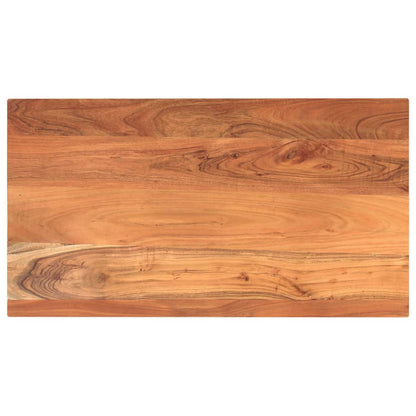 vidaXL Tischplatte 110x70x2,5 cm Rechteckig Massivholz Akazie