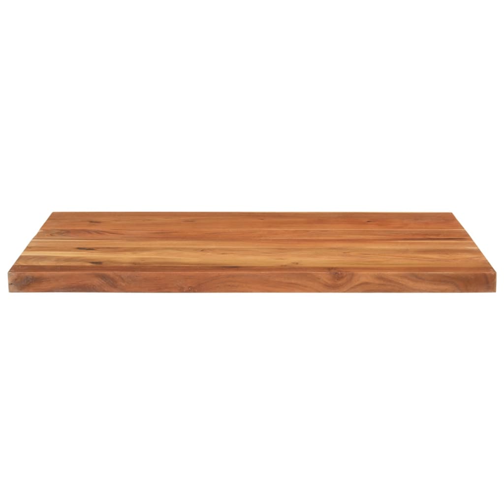 vidaXL Tischplatte 100x80x2,5 cm Rechteckig Massivholz Akazie
