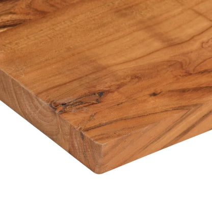 vidaXL Tischplatte 100x80x2,5 cm Rechteckig Massivholz Akazie
