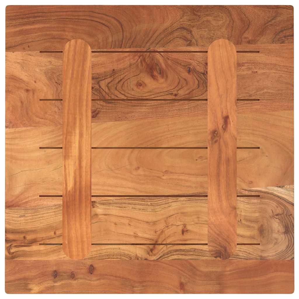 vidaXL Tischplatte 50x50x3,8 cm Quadratisch Massivholz Akazie