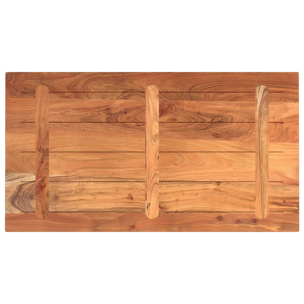 vidaXL Tischplatte 100x50x3,8 cm Rechteckig Massivholz Akazie